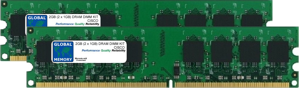 2GB (2 x 1GB) DRAM DIMM MEMORY RAM KIT FOR CISCO MEDIA CONVERGENCE SERVER MCS 7815-I2 (MEM-7815-I2-2GB)